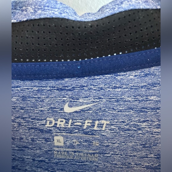 Nike Golf Dri-Fit Polo Shirt XL Vapor Heather Embroidered Swoosh Logo Like New - Picture 7 of 8